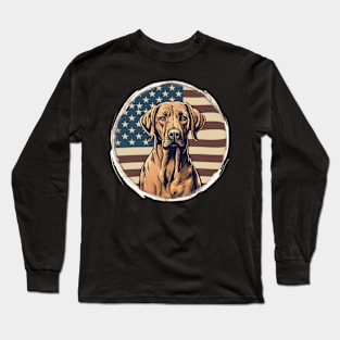 Rhodesian Ridgeback 4th of July Long Sleeve T-Shirt